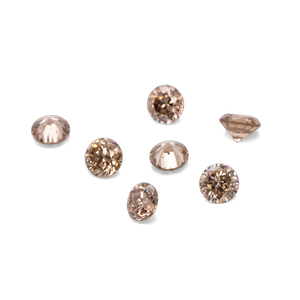 Diamant - braun, rund, 1.7x1.7 mm, 0.02 cts, Nr. D11045