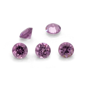 Royal Purple Garnet - lila, rund, 1,5x1,5 mm, 0,01-0,02 cts, Nr. RP59001
