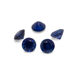 Saphir - blau, rund, 2x2 mm, 0.04 cts, Nr. XSR11153