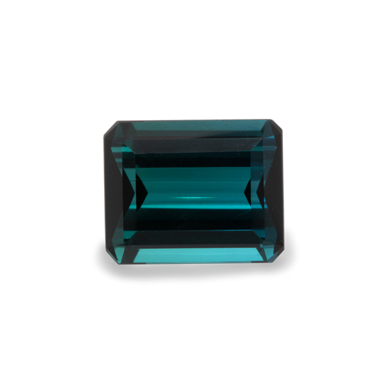 Turmalin - blau, achteck, 10x8 mm, 3,40 cts, Nr. TR62001