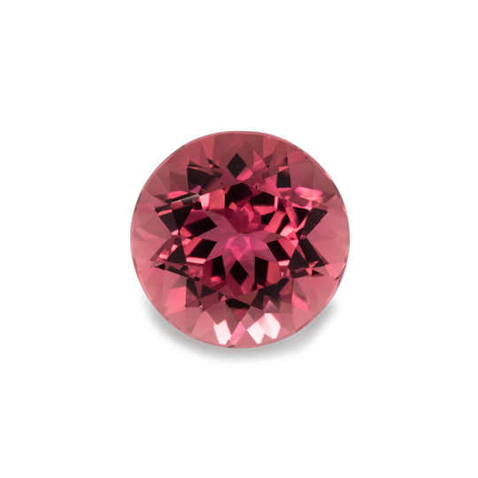 Turmalin - rosa, rund, 8.5x8.5 mm, 2.28 cts, Nr. TR64001