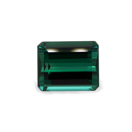 Turmalin - grün, achteck, 10x8 mm, 3,39 cts, Nr. TR91001