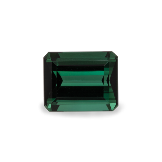 Turmalin - grün, achteck, 10x8 mm, 3,73 cts, Nr. TR89001