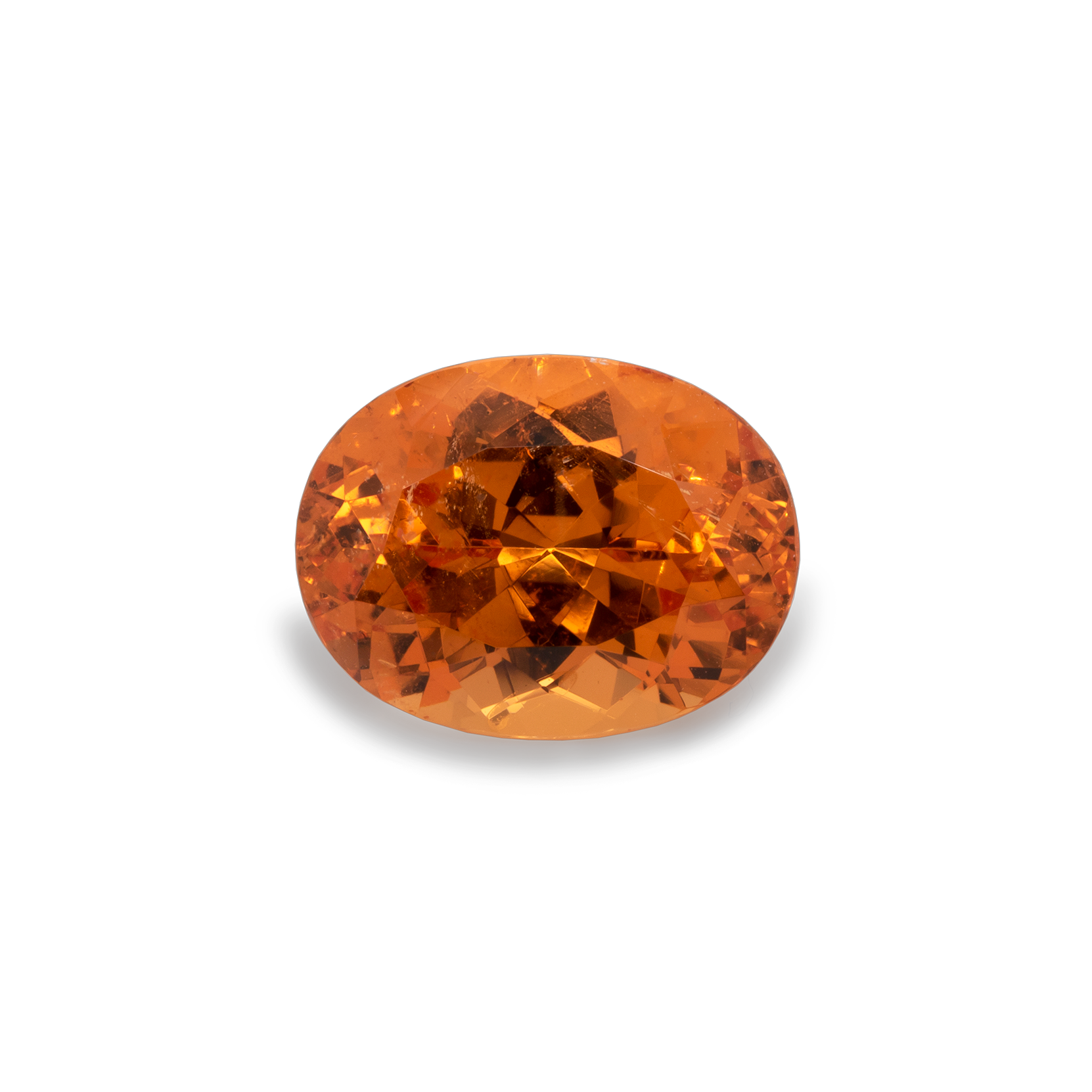 Mandarin Granat - orange, oval, 11.6x8.8 mm, 5.52 cts, Nr. MG17003