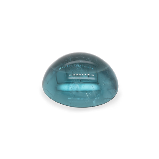 Tourmaline - blue, oval, 12x10.5 mm, 6.31 cts, No. TR97001