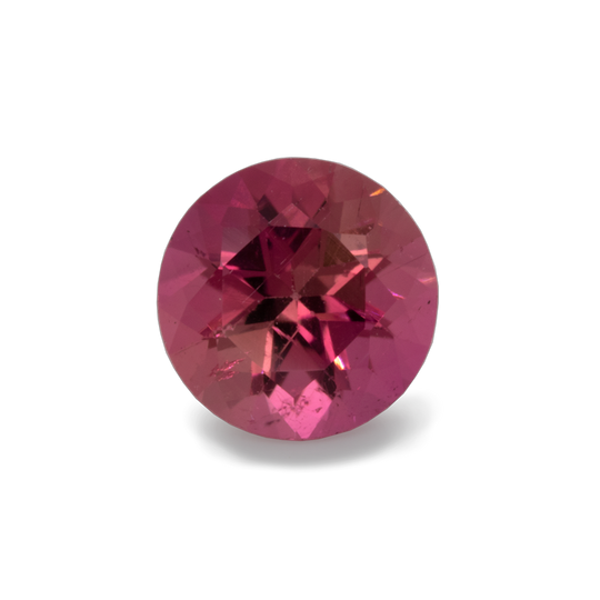 Tourmaline - pink, round, 6.1x6.1 mm, 0.80 cts, No. TR10163