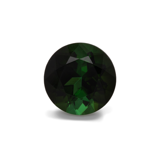 Tourmaline - green, round, 7x7 mm, 1.39 cts, No. TR10148