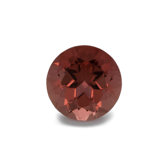 Tourmaline - brown/pink, round, 6.5x6.5 mm, 0.91-0.98 cts, No. TR10168