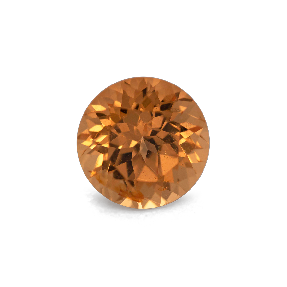 Mandarin Granat - orange, rund, 4x4 mm, 0,35 cts, Nr. MG99007