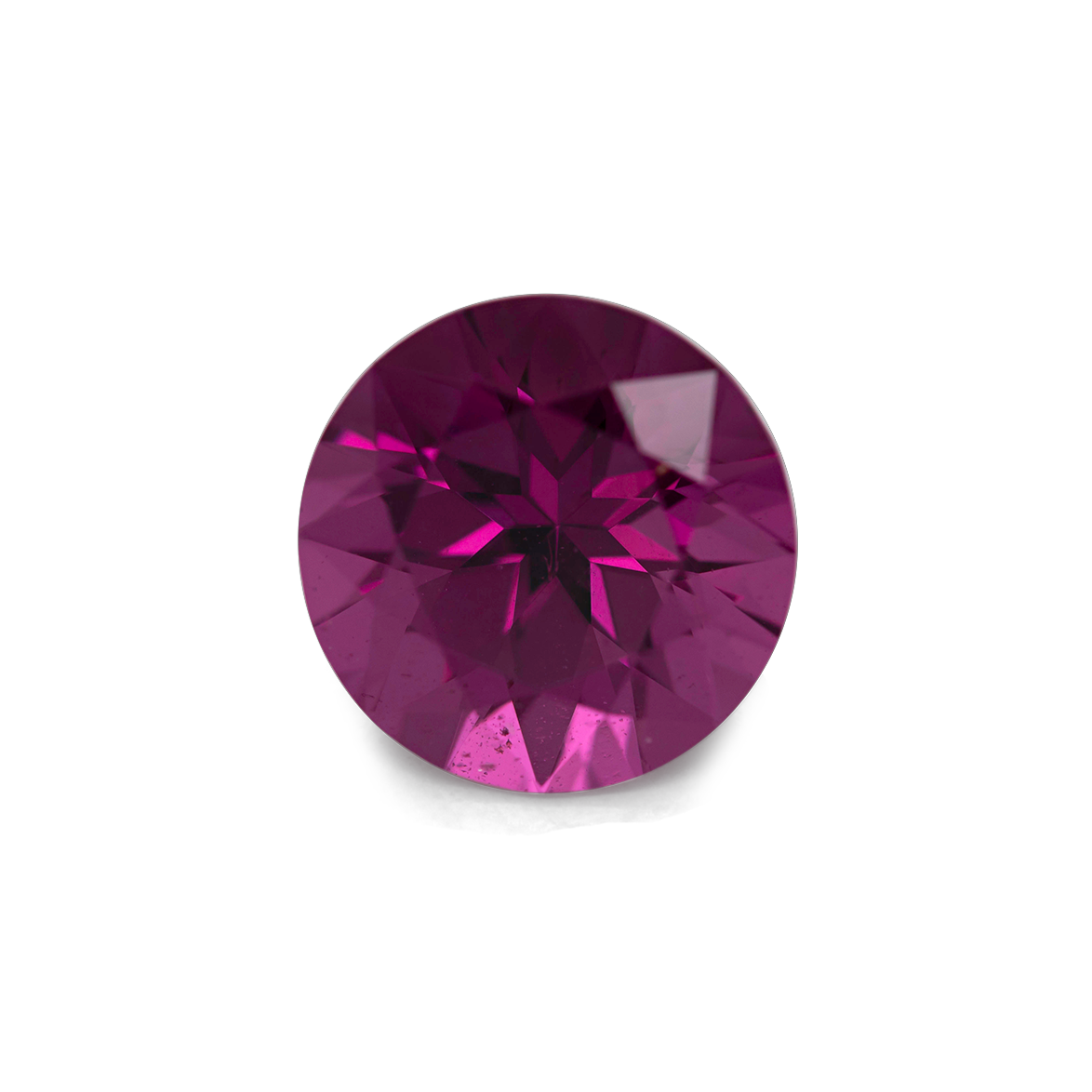 Royal Purple Garnet - lila, rund, 8x8 mm, 2,31 cts, Nr. RP93001