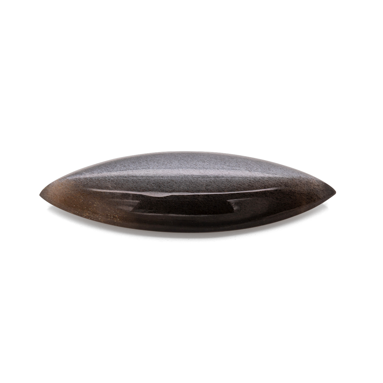 Mondstein - grau, navette, 37x13,6 mm, 19,12 cts, Nr. MST10004