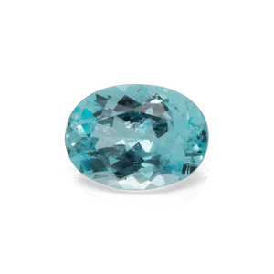 Paraiba Turmalin - blau, oval, 8.7x6.4 mm, 1.44 cts, Nr. PT90013