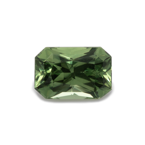 Saphir - grün, achteck, 6x4 mm, 0,75-0,80 cts, Nr. SR10003