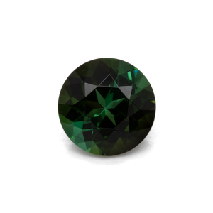 Turmalin - grün, rund, 6x6 mm, 0.79-0.84 cts, Nr. TR99394