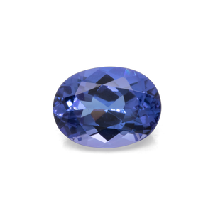 Tansanit - blau, oval, 8.1x6 mm, 1.46 cts, Nr. TZ99023