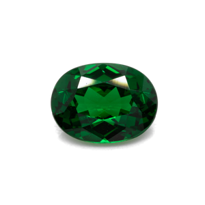 Tsavorit - grün, oval, 8x6 mm, 1.47 cts, Nr. TS91007