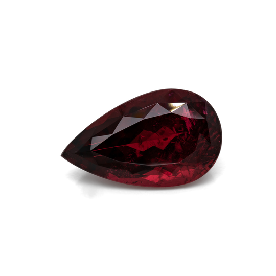 Tourmaline - red, pearshape, 20x13 mm, 13.11 cts, No. TR991058