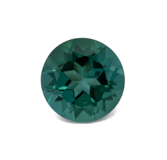 Tourmaline - green, round, 5.1x5.1 mm, 0.48 - 0.50 cts, No. TR991063