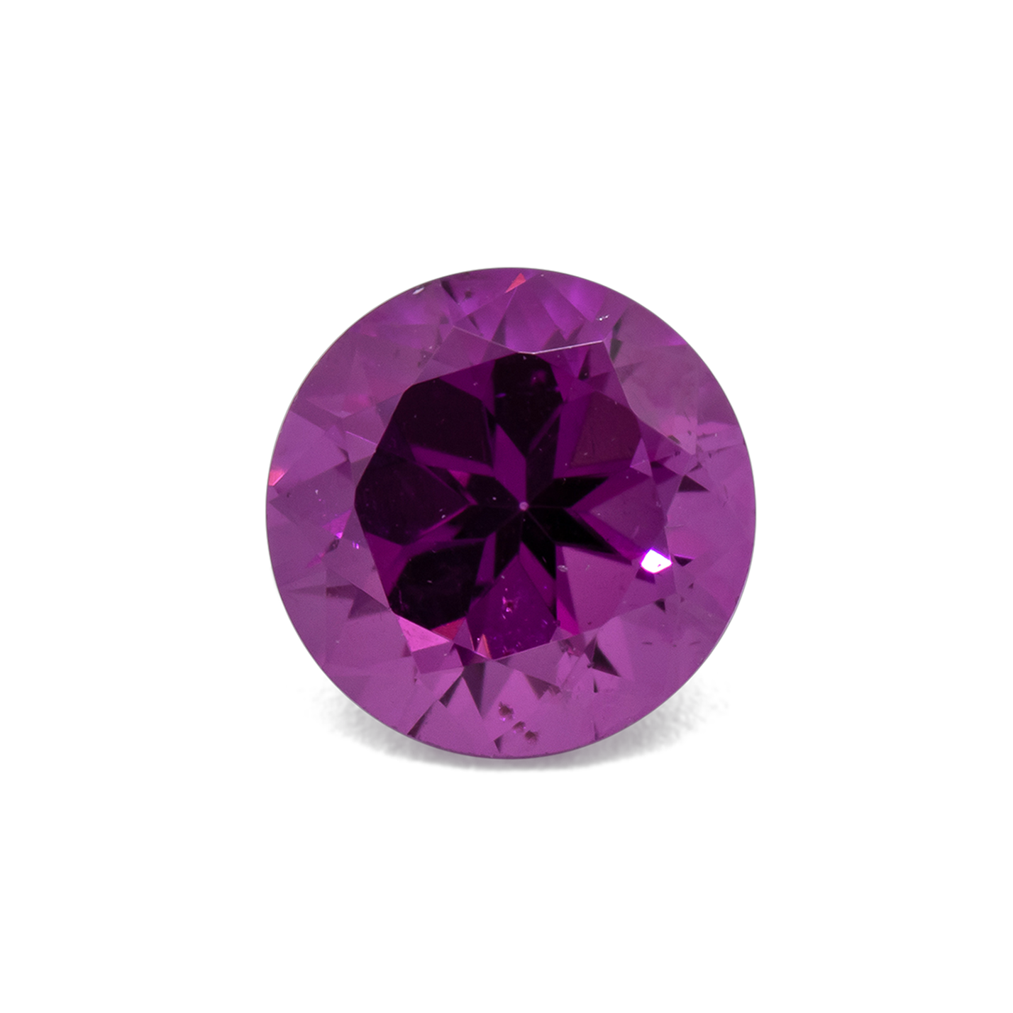 Royal Purple Garnet - lila, rund, 5x5 mm, 0.59 - 0.61 cts, Nr. RP94003