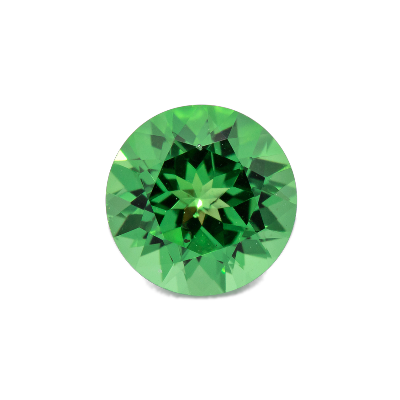 Tsavorit - grün, rund, 4.5x4.5 mm, 0.39 - 0.40 cts, Nr. TS91013