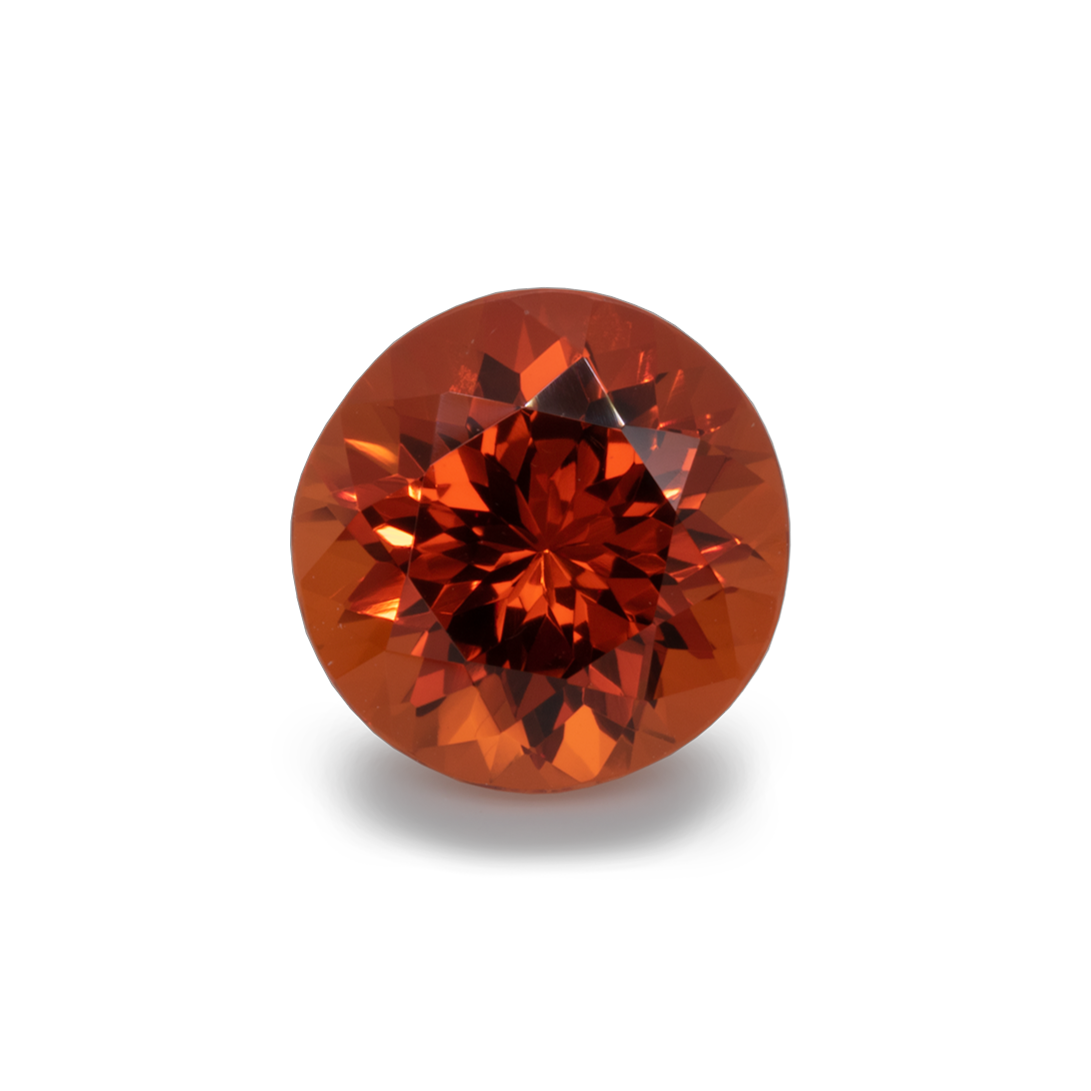 Mandarin Granat - orange, rund, 8,5x8,5 mm, 3,49 cts, Nr. MG99003