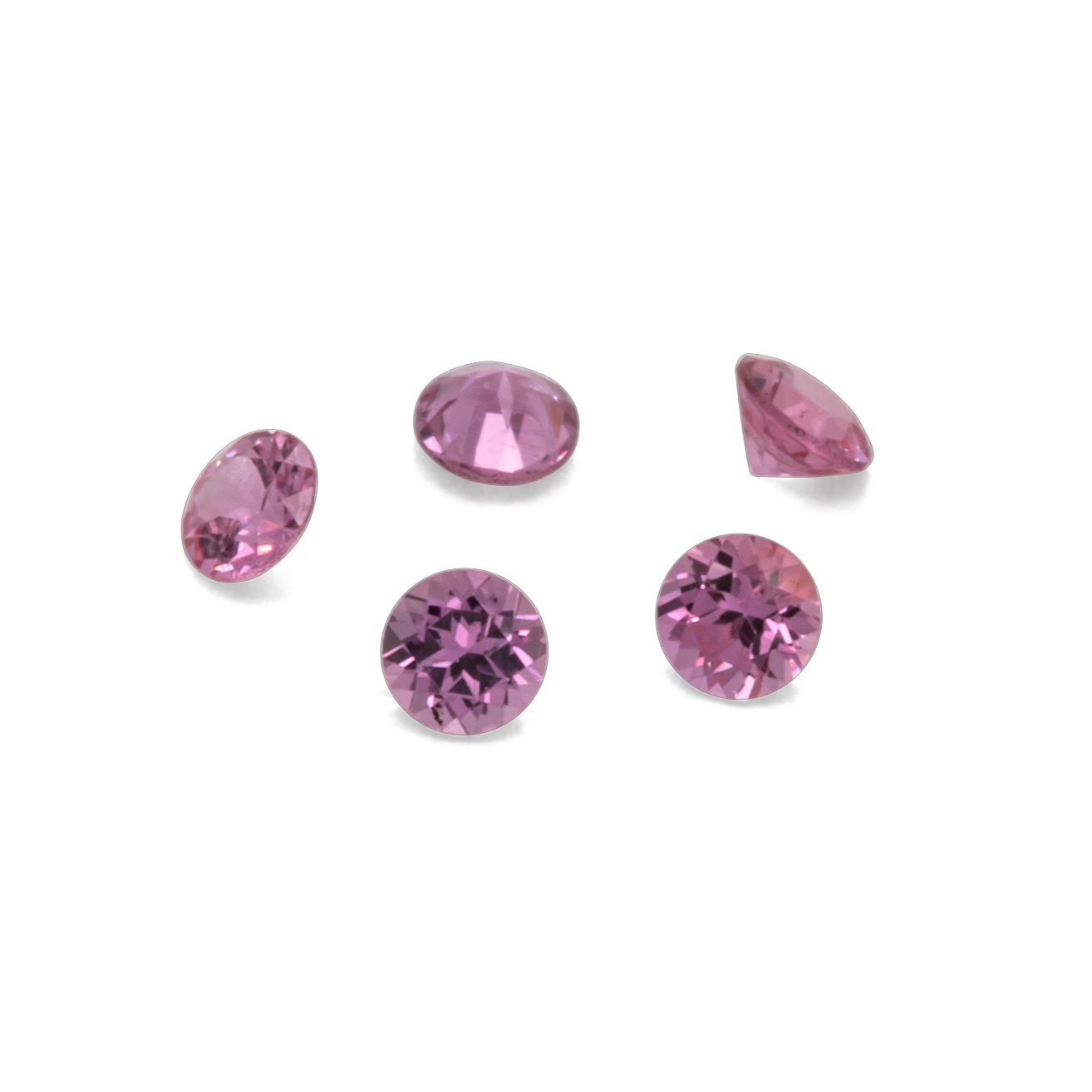 Saphir - pink, rund, 1,5x1,5 mm, ca. 0,02 cts, Nr. XSR11179