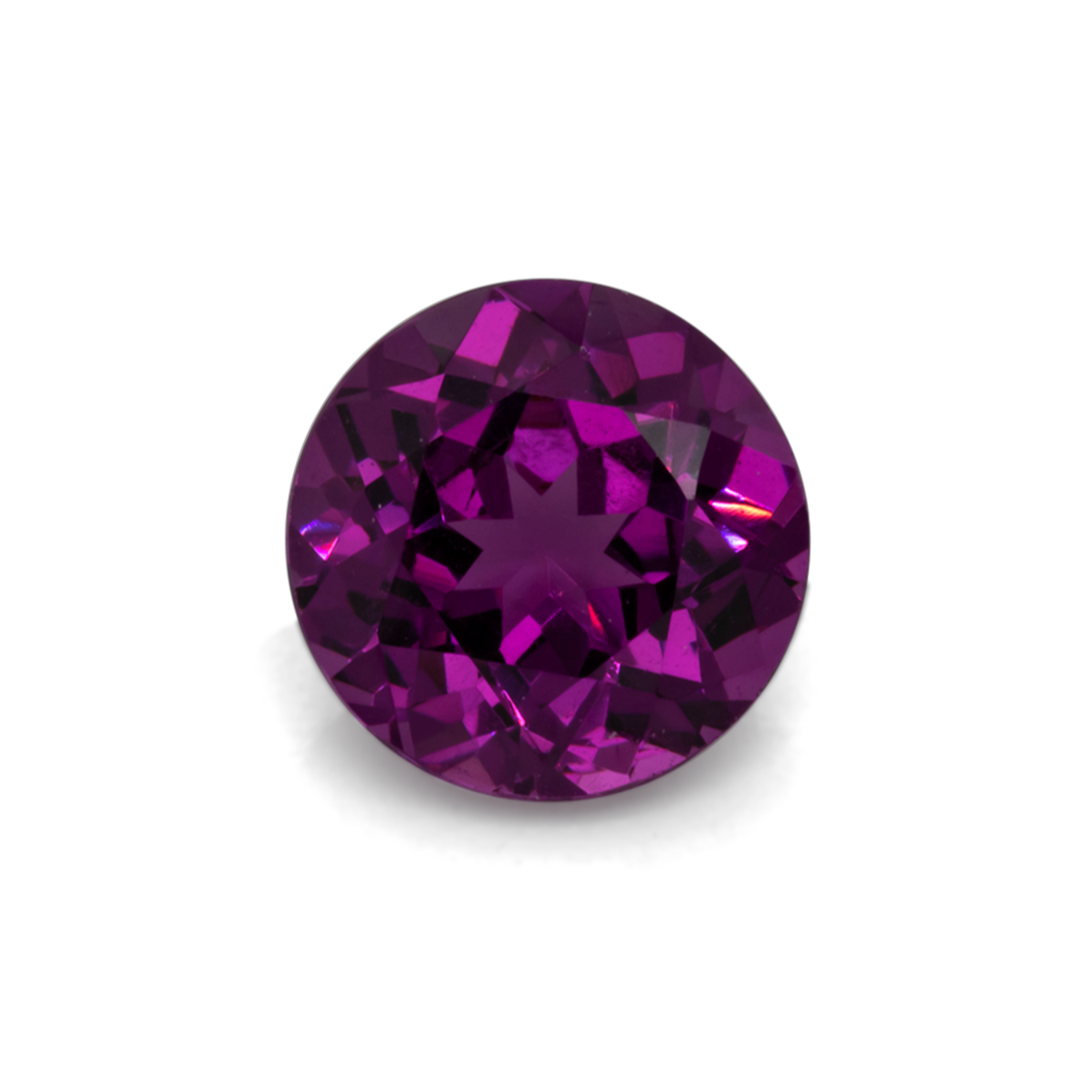 Royal Purple Garnet - lila, rund, 7x7 mm, 1.42-1.66 cts, Nr. RP92002