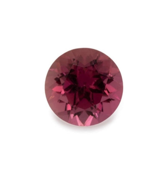 Tourmaline - pink/purple, round, 5x5 mm, 0.43-0.50 cts, No. TR50004