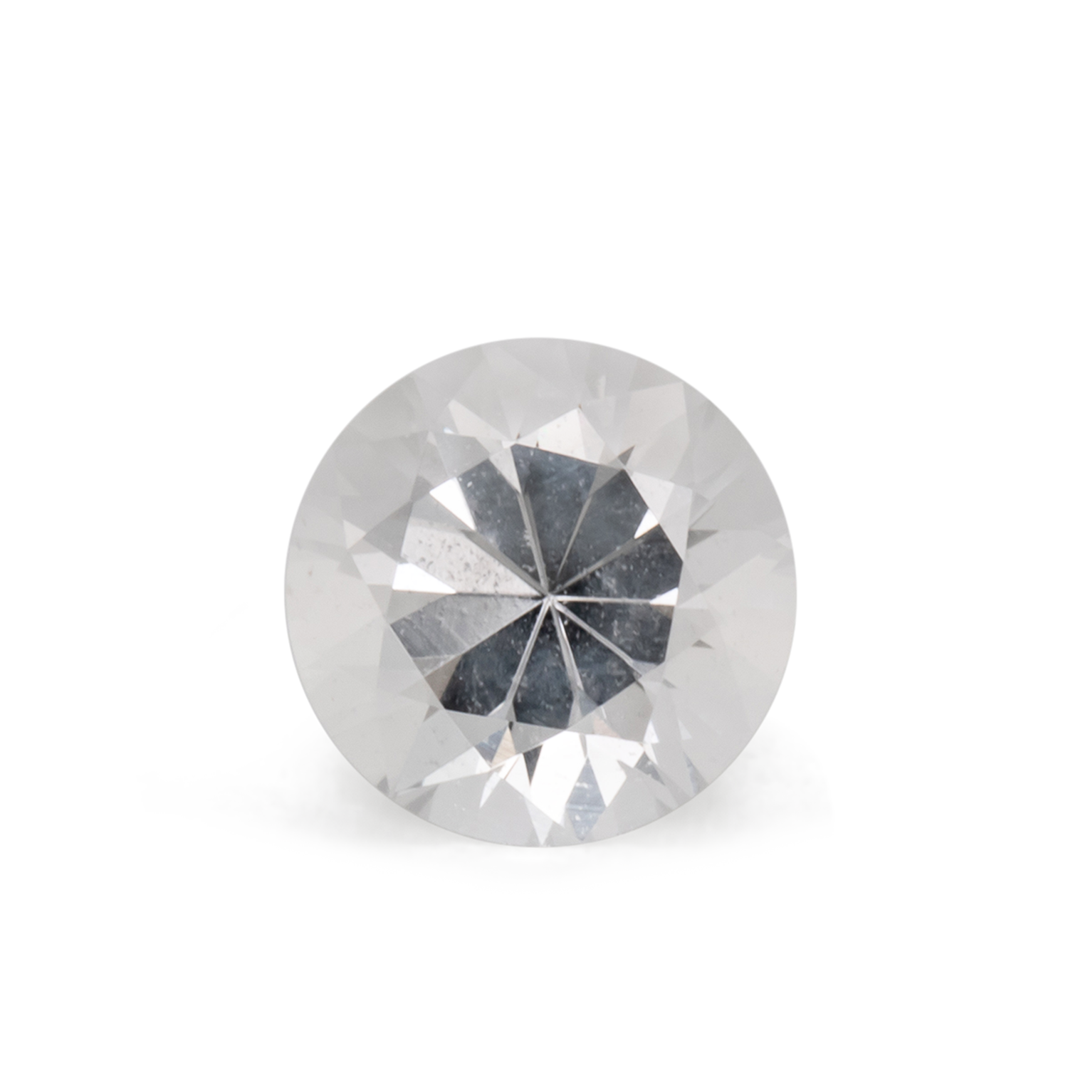 Beryll - weiß, rund, 6.1x6.1 mm, 0.74 cts, Nr. BY90089