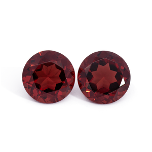Granat Paar - rot, rund, 6x6 mm, 1.95 - 2.14 cts, Nr. GR32005