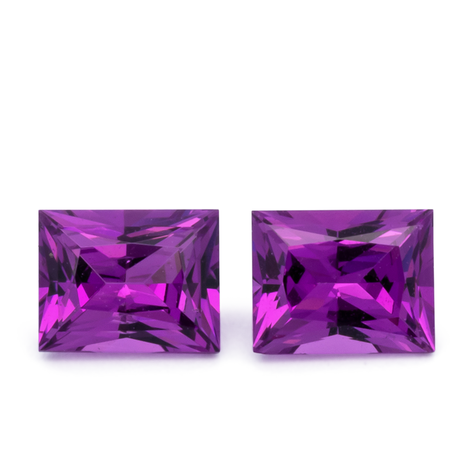 Royal Purple Garnet Paar - lila, baguette, 5x4 mm, 1.05 cts, Nr. RP94008