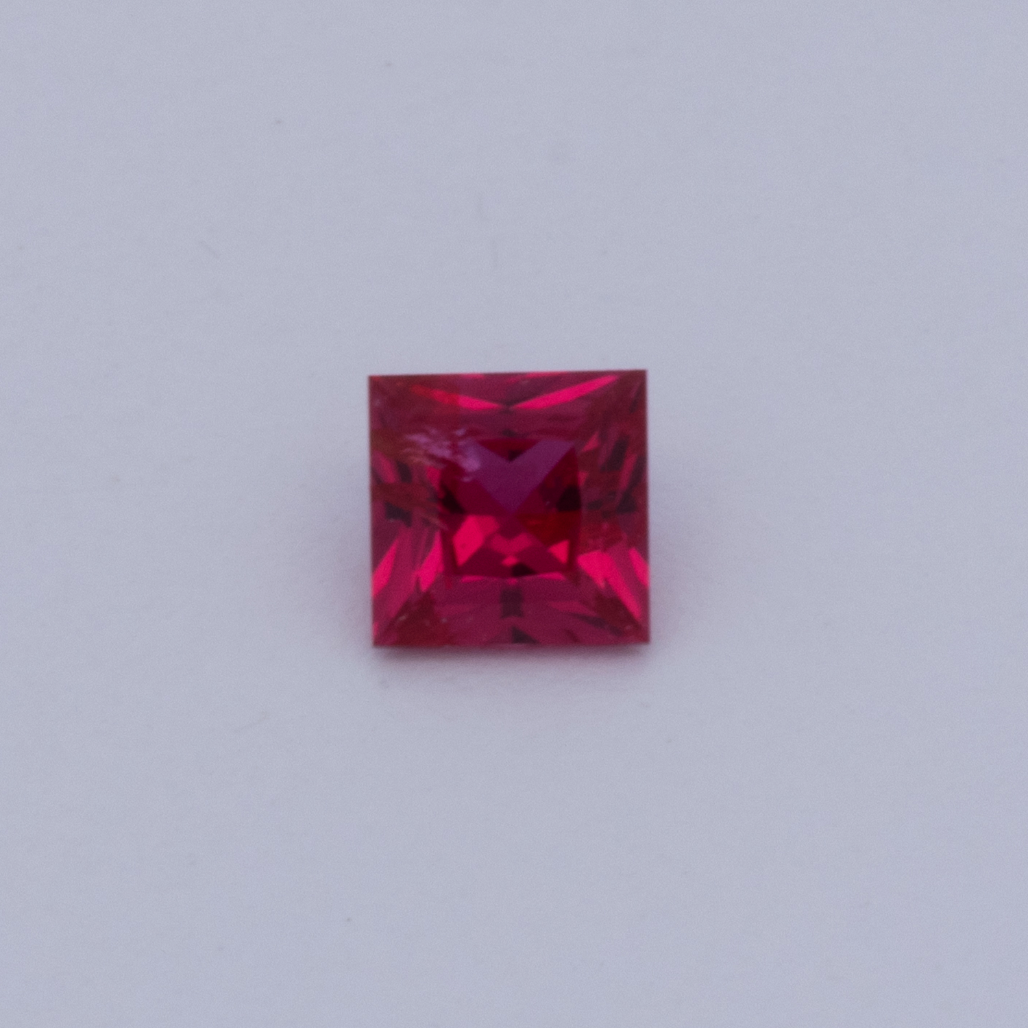 Rubin - rot, rechteck, 3x3 mm, 0.17 cts, Nr. RY10018