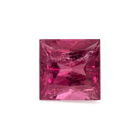 Tourmaline - pink/red, square, 14x14 mm, 13.89 cts, No. TR991016