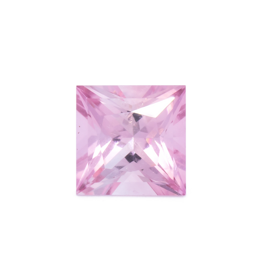 Turmalin - rosa, rechteck, 5x5 mm, 0.56 - 0.60 cts, Nr. TR991075