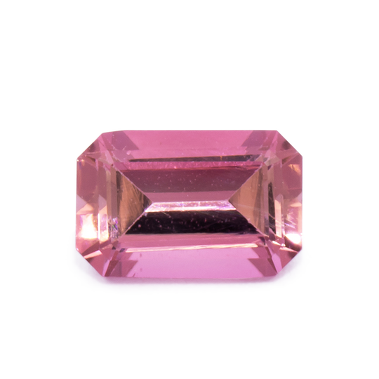 Turmalin - rosa, achteck, 6x4 mm, 0.56 cts, Nr. TR991078