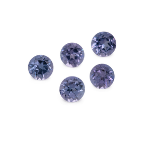 Tansanit - blau, rund, 3,5x3,5 mm, 0,15-0,24 cts, Nr. TZ37002