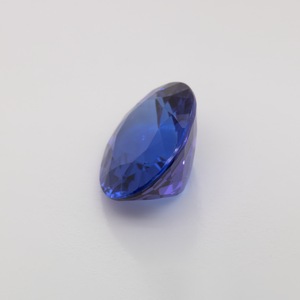 Tansanit - blau, oval, 13x11 mm, 6.64 cts, Nr. TZ99024