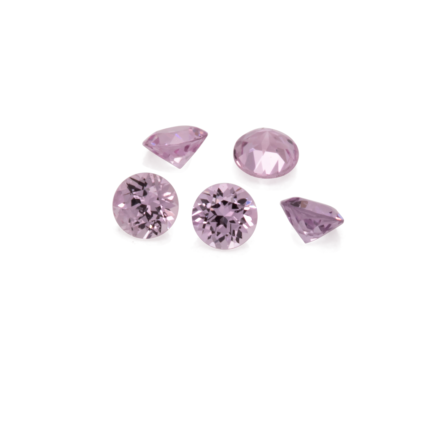 Saphir - rosa, rund, 1.5x1.5 mm, 0.02 cts, Nr. XSR11173