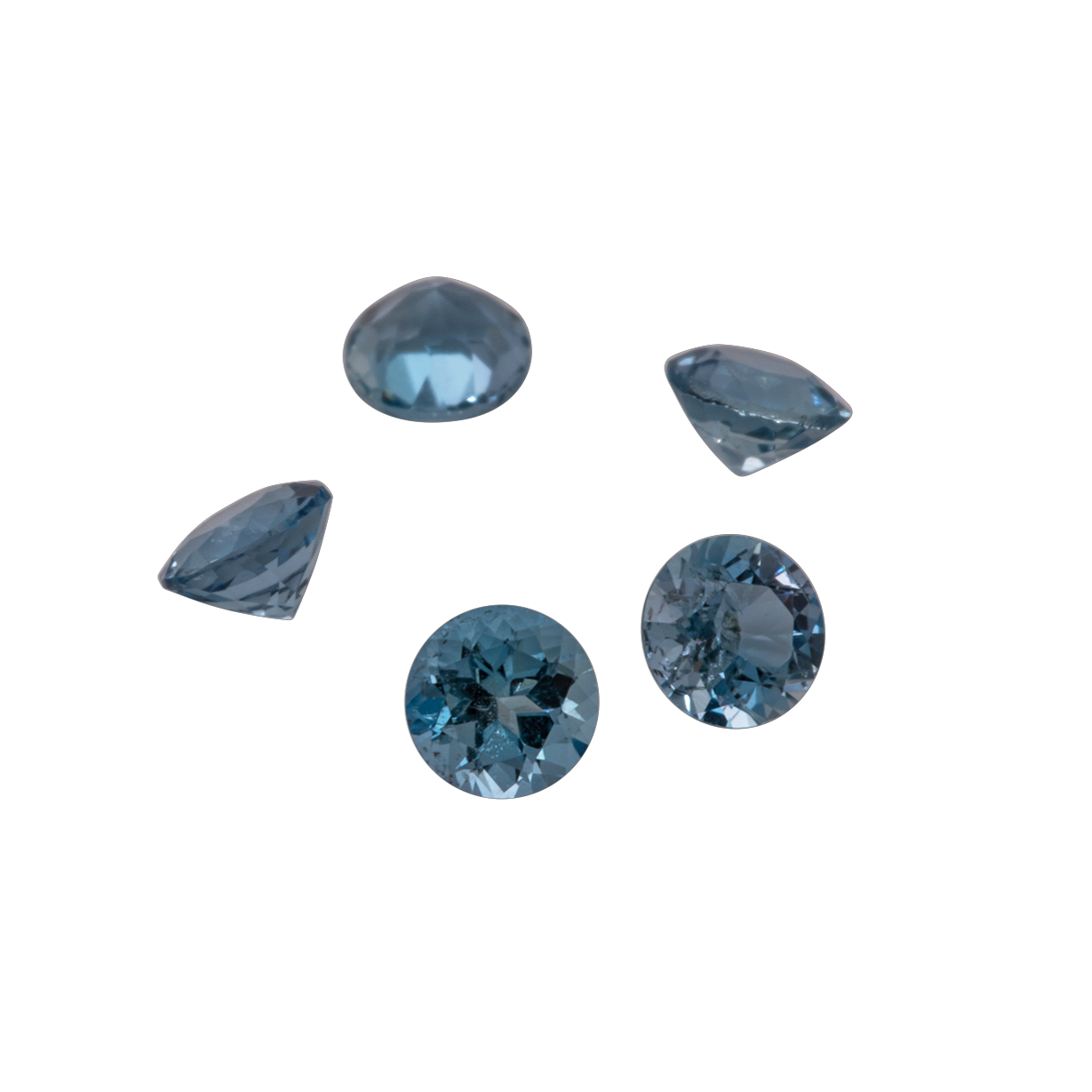 Aquamarine - AAA, round, 2.75x2.75 mm, 0.06-0.07 cts, No. A99018
