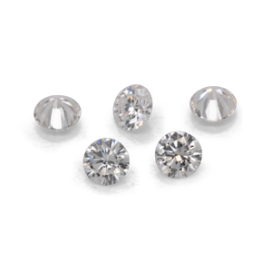 Diamant - fein weiß, rund, 2x2 mm, 0.032 cts, Nr. D30001