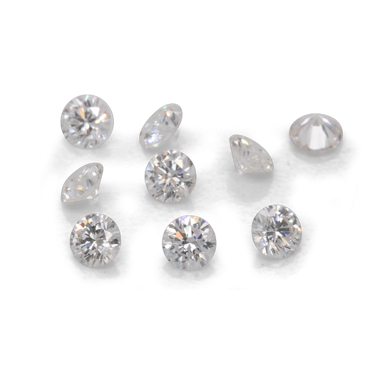 Diamant - fein weiß, VVS1, rund, 1,7x1,7 mm, ca. 0,02 cts, Nr. D20001