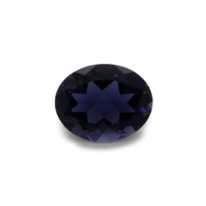 Iolite - blue, oval, 10x8 mm, 2.03-2.10 cts, No. IOL50001