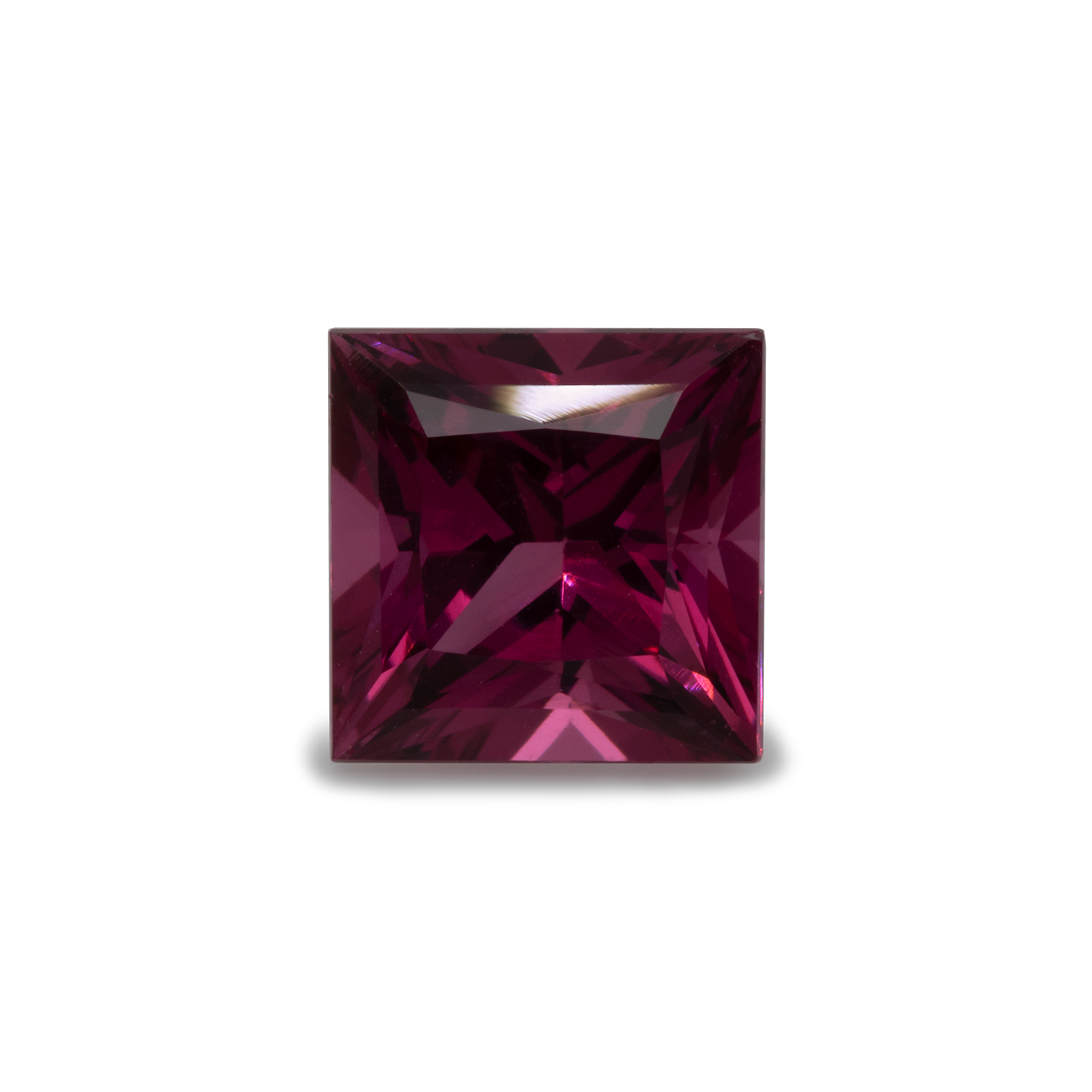 Rhodolite - red/purple, square, 6x6 mm, 1.30 cts, No. RD15001
