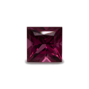 Rhodolite - red/purple, square, 6x6 mm, 1.30 cts, No. RD15001