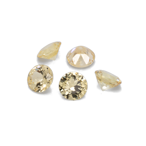 Saphir - gelb, rund, 3x3 mm, 0.11-0.15 cts, Nr. XSR11230