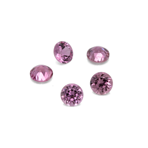 Saphir -  lila&rosa, rund, 1.5x1.5 mm, 0.016 cts, Nr. XSR11136