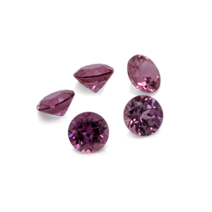 Saphir - lila/pink, rund, 2x2 mm, ca. 0,04 cts, Nr. XSR11162
