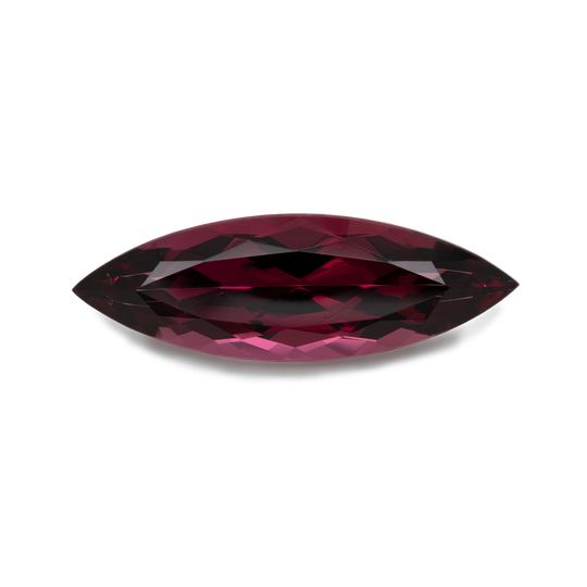 Rhodolith - rot/lila, navette, 23x7,6 mm, 7,19 cts, Nr. RD19001