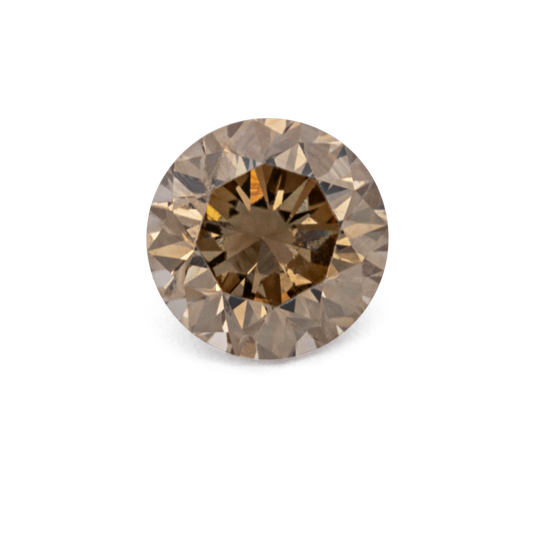 Diamant - champagner, rund, 2.5x2.5 mm, 0.06 cts, Nr. D11109
