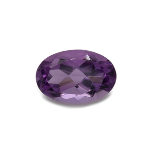 Amethyst - purple, oval, 6x4 mm, 0.48 cts, No. AMY80001
